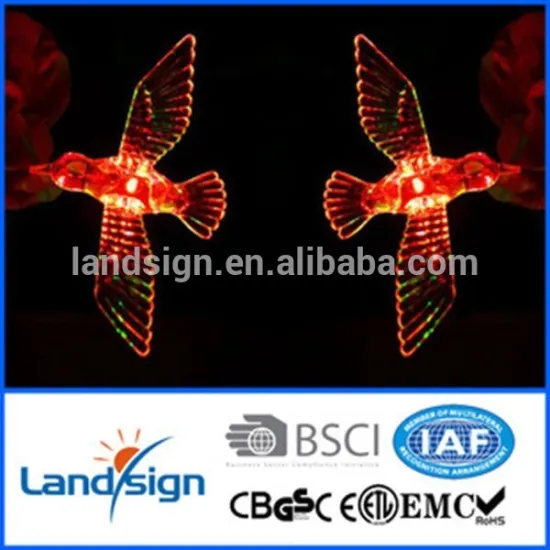 Cixi colored super powered solar hummingbird light in garden lights