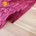 การออกแบบใหม่ล่าสุดที่สวยงามโปแลนด์ magenta jacquard ลูกไม้ผ้า