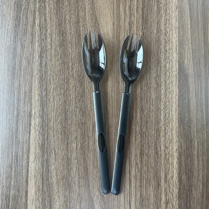 Black Bioplastic Forks Jpg