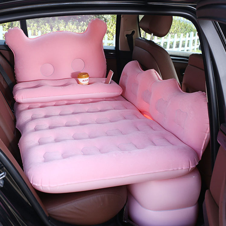 Car Air Mattress Camping Bed Inflatable Thickened Mattress