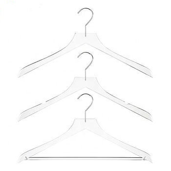 Transparent Plastic Hangers for Clothes Drying
