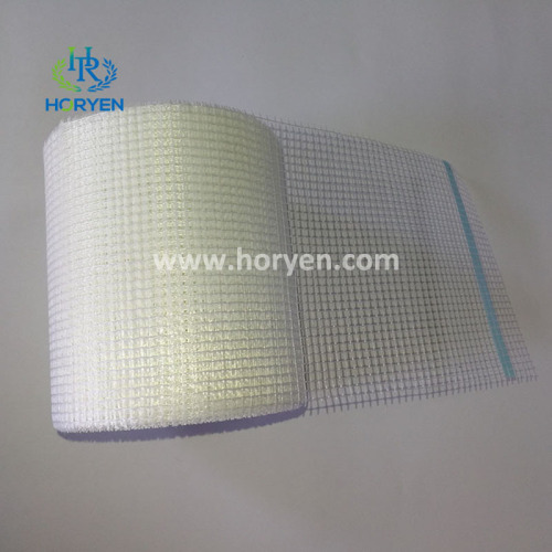  Fiberglass Mesh Drywall Joint Tape 60G alkaline resistant glass fiber self adhesive tape Supplier