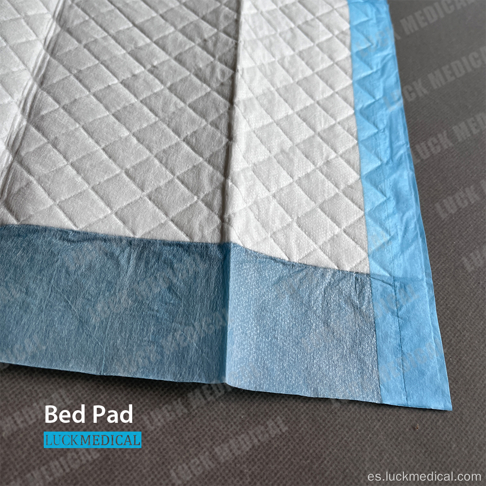 Almohadilla de cama desechable 800-1200 ml de absorción azul