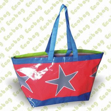 Recycled Shopping Bag, Made of PET Woven Fabric