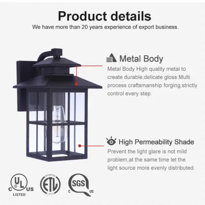 Modern Simple Style Hot Selling Outdoor Lighting: Garden Lights & Wall Lights