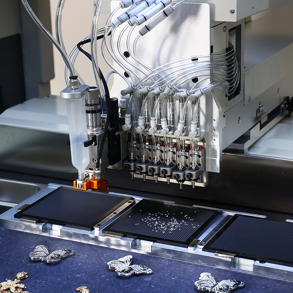 round diamond stone setting machine