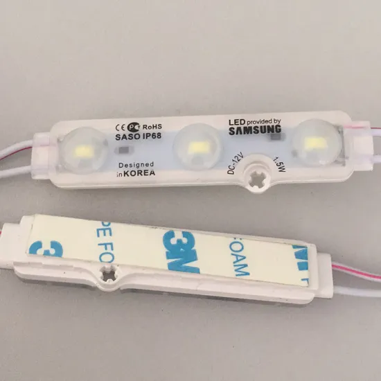 High Brightness 12V 3 LED Module 1.5W with Lens - SMD 5730 LED Module