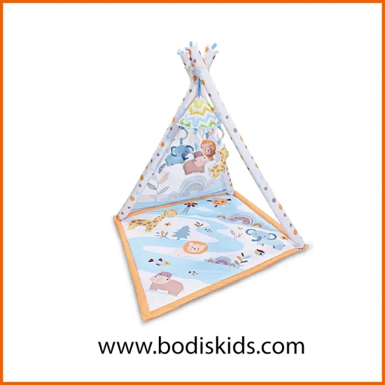 Animal hanging waterproof play mats for kids baby play tent