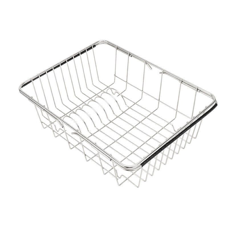 Stainless steel adjustable draining hang baskets