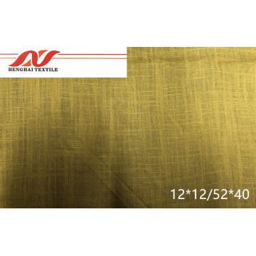 Dunkelgelber Stoff 12 * 12/52 * 40 140 g / m² 172 cm