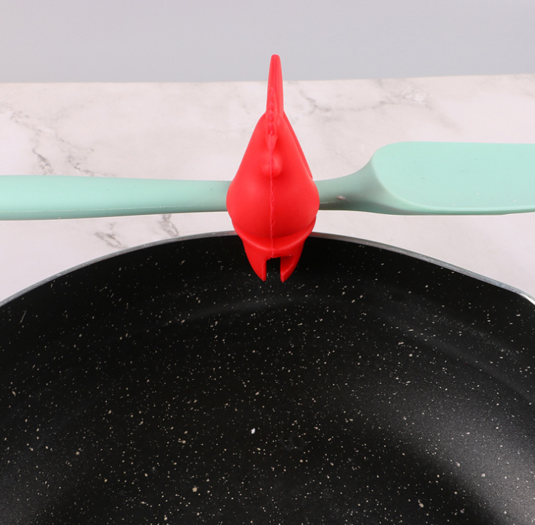 Silicone Hot Pot Lifter Spoon Holder