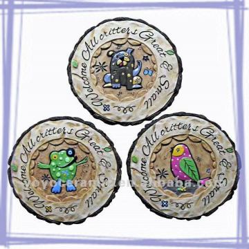 resin animal foot stepping stone