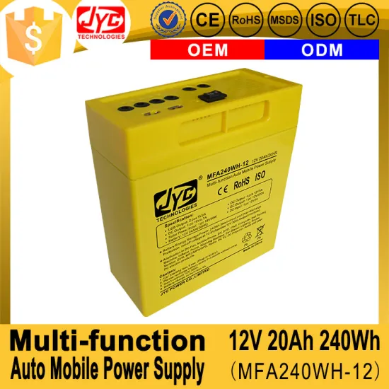 12V mini RoHs Mobile Portable Solar Jump Starter Power Bank Station 200000 mAh