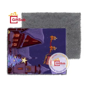 Sublimation Printed Newborn Polyester Sherpa Throw Blankets: Super Soft, Double-Layer Baby Swaddle Blankets