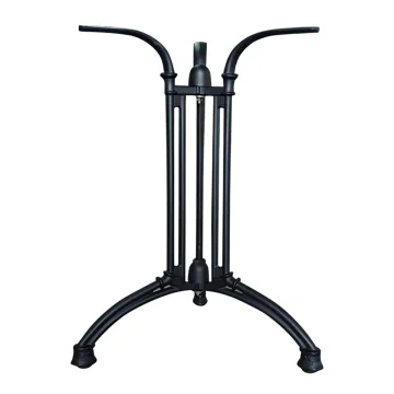 Cast Iron 3 Legs Black Table Base