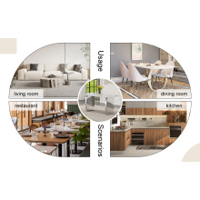 Modern Stainless Steel Pedestal Dining Table