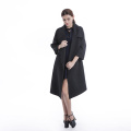 Sobretudo de cashmere preto simples