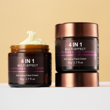 New Design 4 in 1 Face Cream for Adult Skin Care: Whitening, Moisturizing, Anti-Aging, Vitamin E Oil
