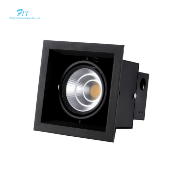 30W LED Downlight Recessed, Single, Double or Triple Head Square Downlight