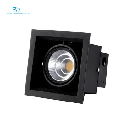 30W LED Downlight Recessed, Single, Double or Triple Head Square Downlight