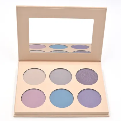 Custom Your Brand Professional Beauty Makeup 6 Pan Nude Eye Shadow Palette