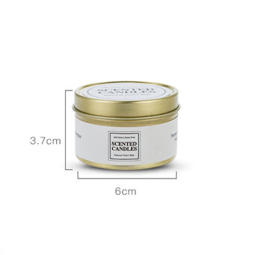 Luxury Wholesale Aroma Soy Wax Tin Candle