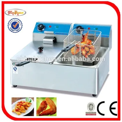 stainless steel Electric chicken fryer in guangzhou DF-8L-2