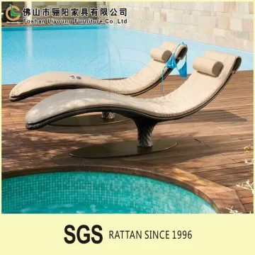 2016 Summer Fun Beach Chair Enjoy Sunshine Sun Lounger Rattan Outdoor Furniture