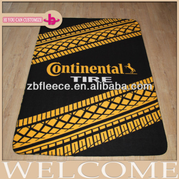 custom design high quality fleece blanket for promotion