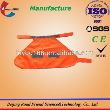 Orange dog reflective safety vest