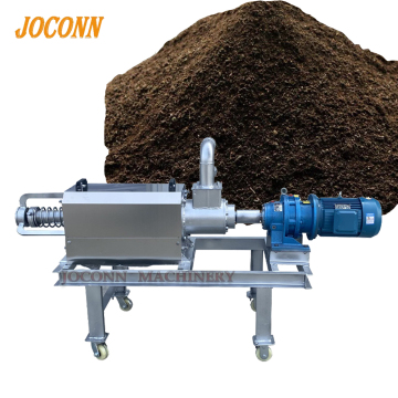 Screw Press Poultry Manure Solid Liquid Separator Dewatering Machine