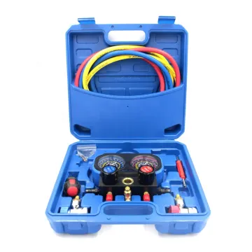 CT-536 ALC Aluminum Manifold Gauge Set HVAC refrigeration system auto air conditioner AC Charging R134A R502 R410A manifold ac
