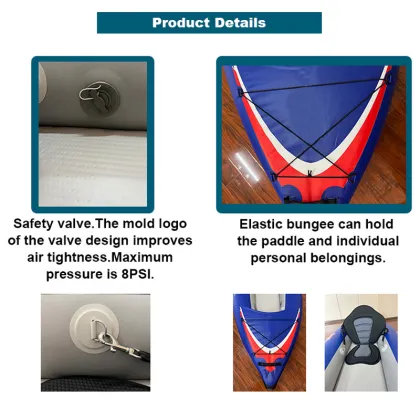 Inflatable Fishing Kayak Set - PF Kayak for Fishing Canoe