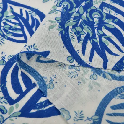 Linen Cotton Blend Fabric for Clothing