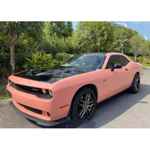 Envoltura de vinilo de durazno de carrocería de coche cristalino brillante