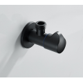Blackened stainless steel hot and cold angle valve water heater and washing machine toilet corner valve