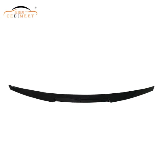 High Repurchase ABS Material Glossy Black M4 Big Style Rear Boot Spoiler for Audi A4 B9 2017+