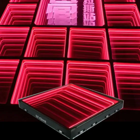 Botai Black and White Infinity Light-Up Interactive 3D LED Dance Floor Panel for Wedding