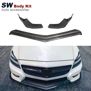 Carbon Fiber R Style Front Splitter for Mercedes-Benz CLS Class W218 CLS320 CLS63