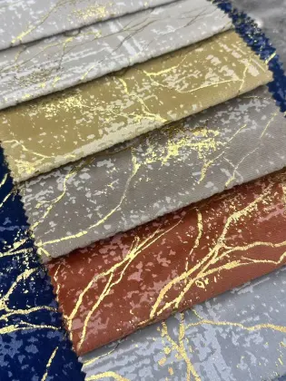 Gold Stamping Holland Velvet For sofa ,chairs