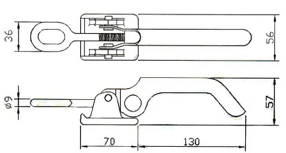 Modern Style Fastener Toggle Clamps