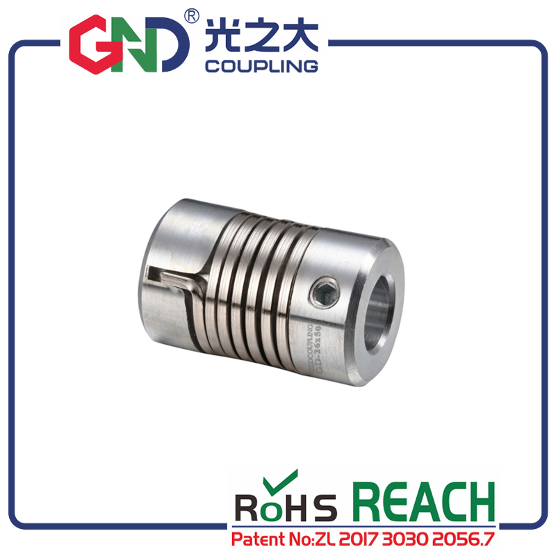 Coupler GND zinc alloy material flexible shaft couplings for micro motor and encoder coupling servo motorshaft