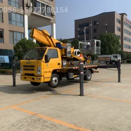Euro 6 JMC 28m telescopic bucket arm truck