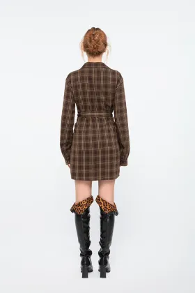 Stylish Plaid Shirt Dress for Everyday Wear