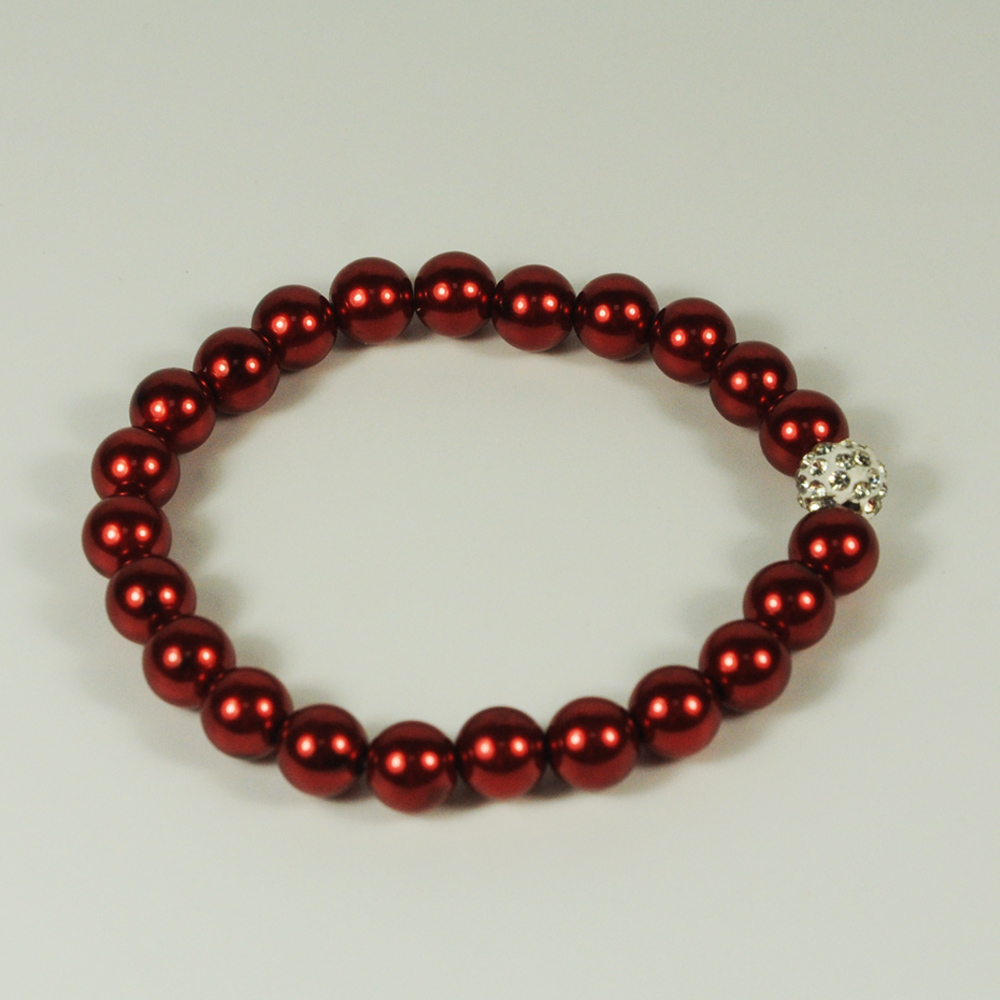 Enthusiasm Red Pearl Bracelet