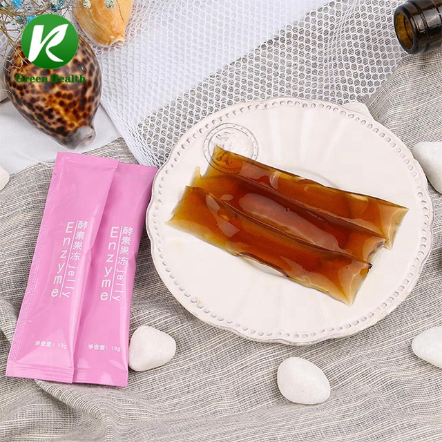 OEM/ODM Vegan Wrinkle free collagen jelly beauty red pomegranate fish collagen peptide jelly