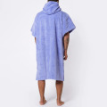 Absorbent Coral Fleece Hooded Changing Poncho Towel