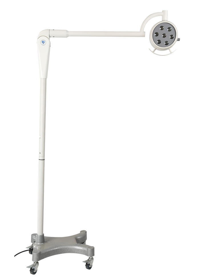 New mobile exam light in hospital operating