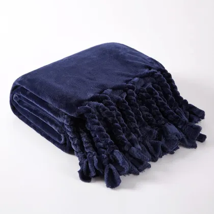 Tassel Sofa Blanket for Home Decor and Bed Blankets