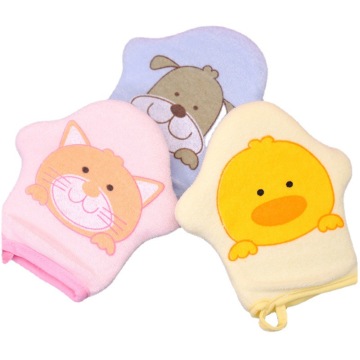 Cartoon Baby Animal Bath Gloves for Infants